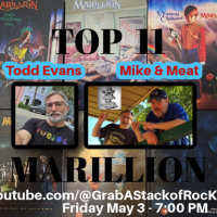 Marillion Ranked!  Top 11 Marillion with Todd Evans and Uncle Meat, on Grab A Stack of Rock